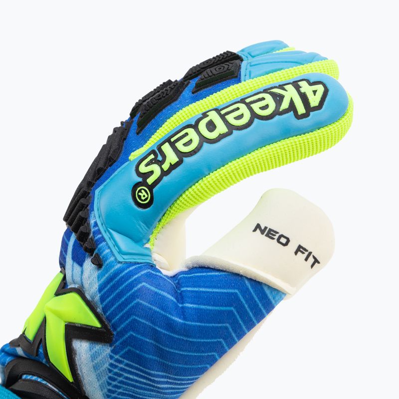 Mănuși de portar pentru copii 4Keepers Neo Liga Nc Jr albastru 3