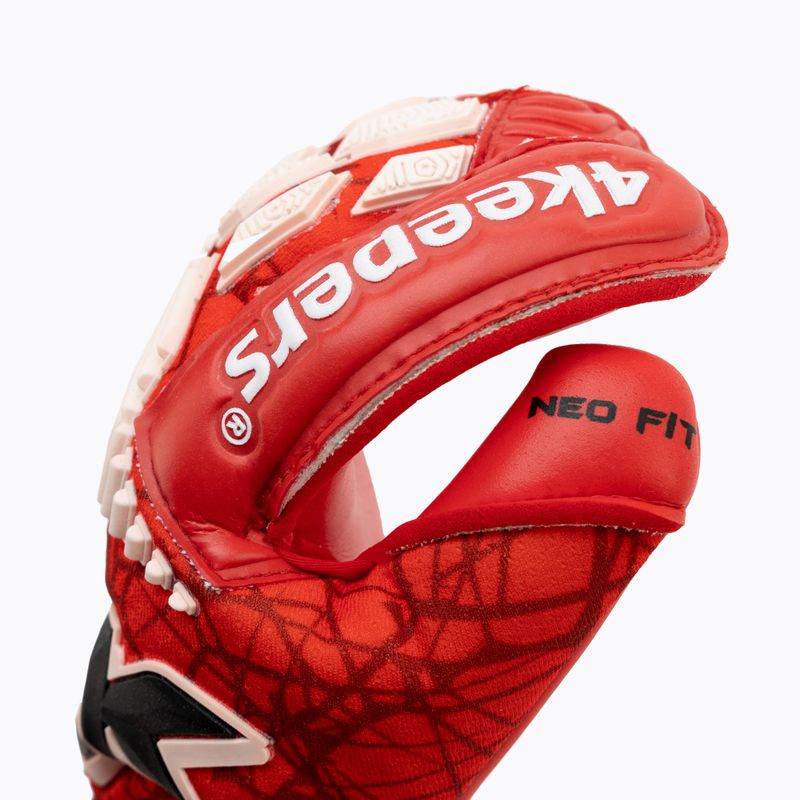 4Keepers Neo Rodeo Rf2G Jr mănuși de portar pentru copii roșu 3
