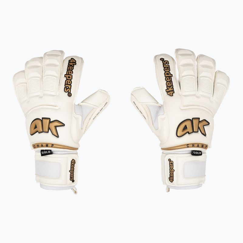 Mănușă de portar 4Keepers Champ Gold VI alb
