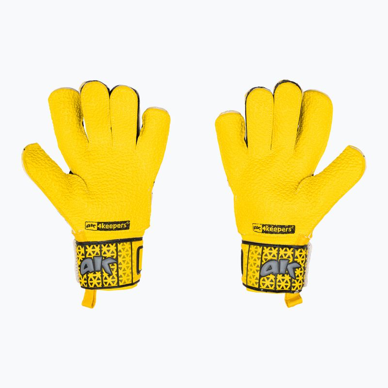 4Keepers Champ Astro VI mănuși de portar galben/gri galben/gri 2