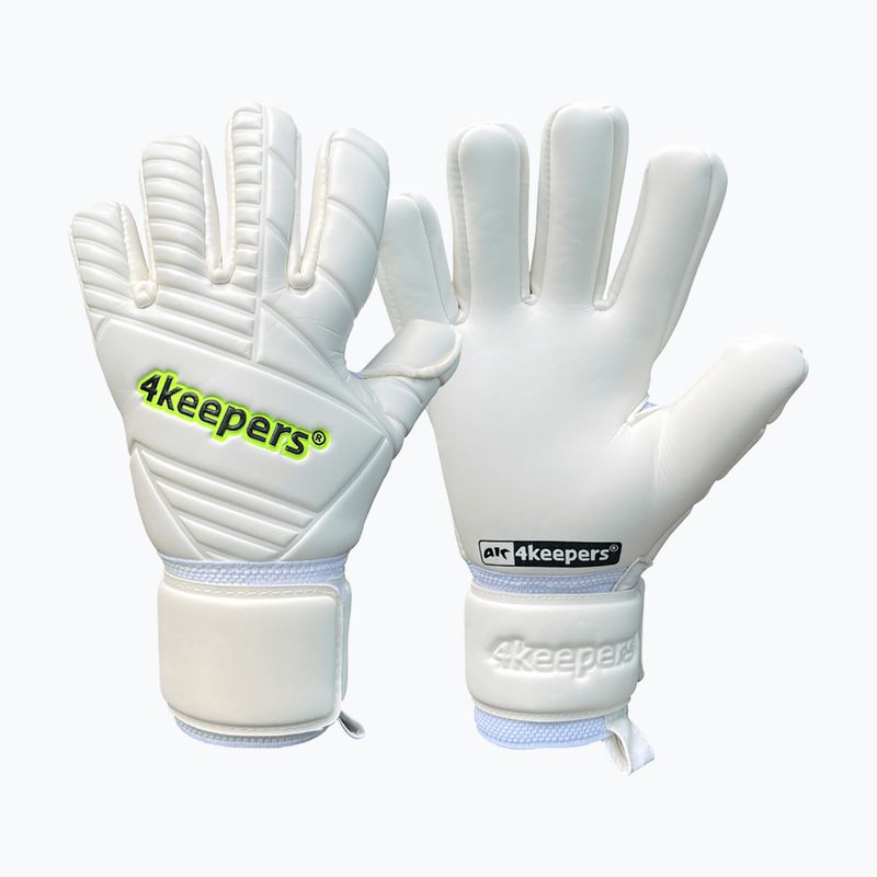 Mănuși de portar pentru copii 4keepers Retro 42 NC Jr alb