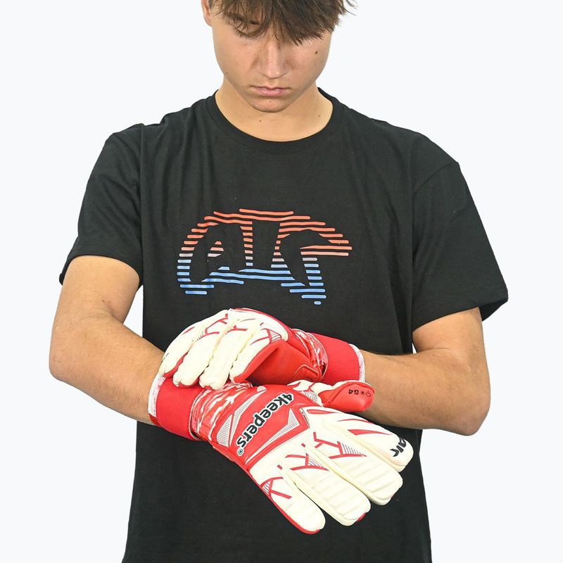 Mănuși de portar 4keepers Force V4.25 HNC roșii 8