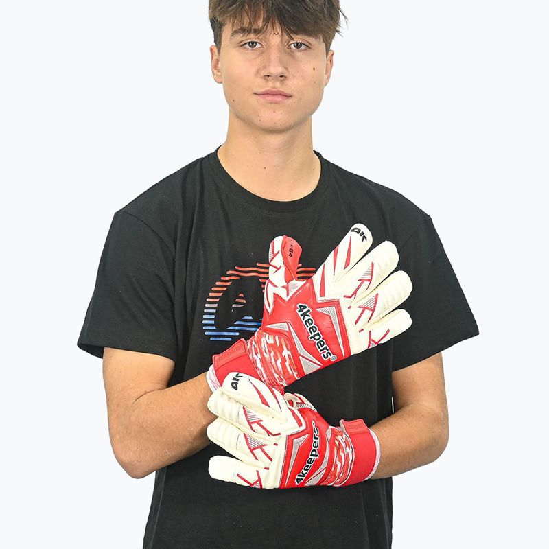 Mănuși de portar 4keepers Force V4.25 HNC roșii 9