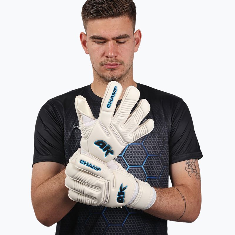 Mănuși de portar pentru copii 4keepers Champ Aq Contact VII RF2G Jr white 8