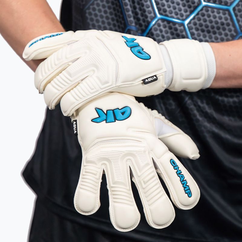 Mănuși de portar 4keepers Champ Aqua VII RF2G white 9