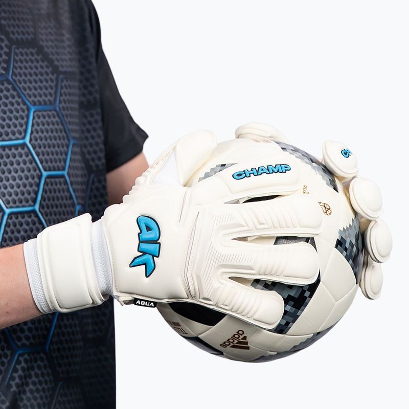 Mănuși de portar 4keepers Champ Aqua VII RF2G white 11