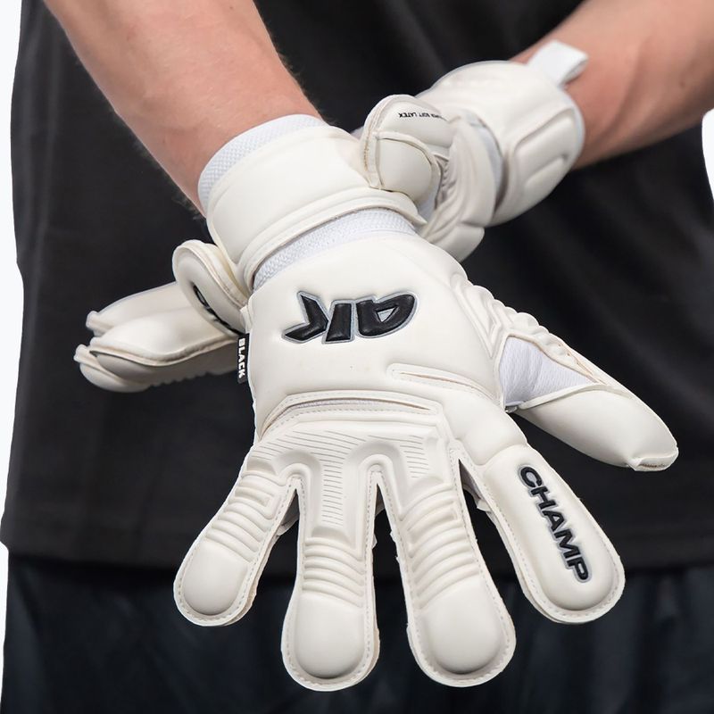 Mănuși de portar 4keepers Champ Black VII RF2G white 8