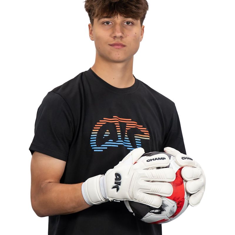 Mănuși de portar pentru copii 4keepers Champ VII RF2G Jr black/white 6