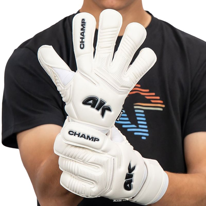 Mănuși de portar pentru copii 4keepers Champ VII RF2G Jr black/white 8