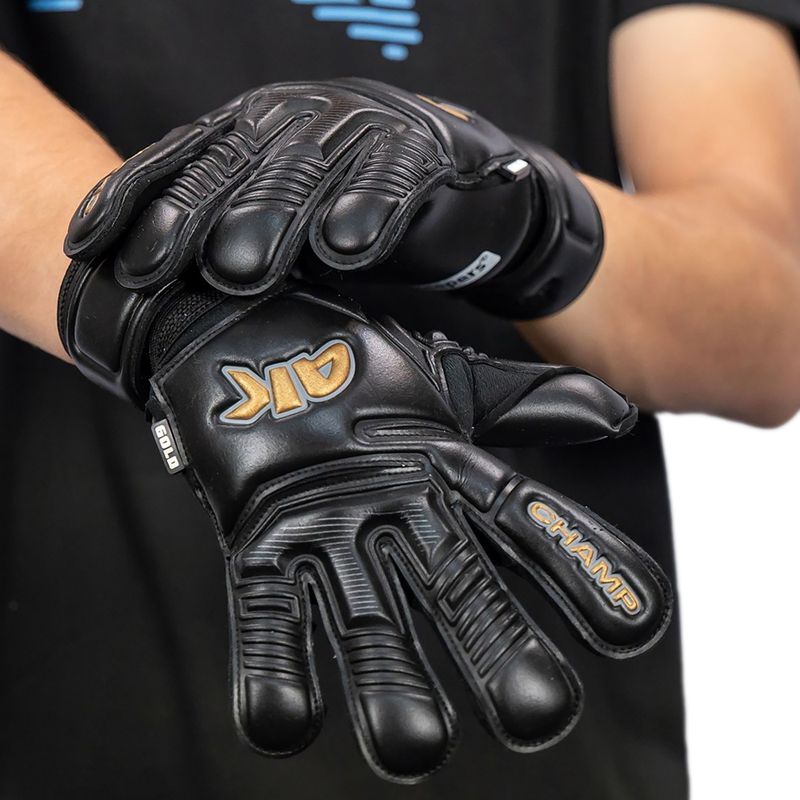 Mănuși de portar pentru copii 4keepers Champ Gold Black VII RF2G Jr gold/black 9