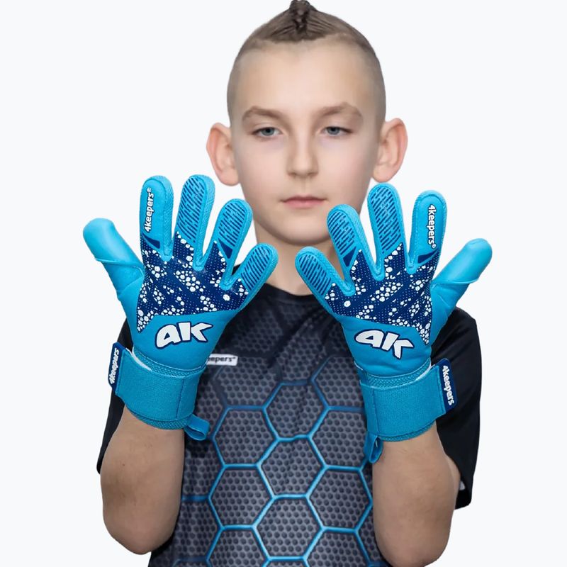 Mănuși de portar pentru copii 4keepers Elite Nox NC Jr 8