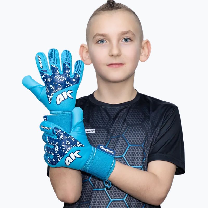 Mănuși de portar pentru copii 4keepers Elite Nox NC Jr 9