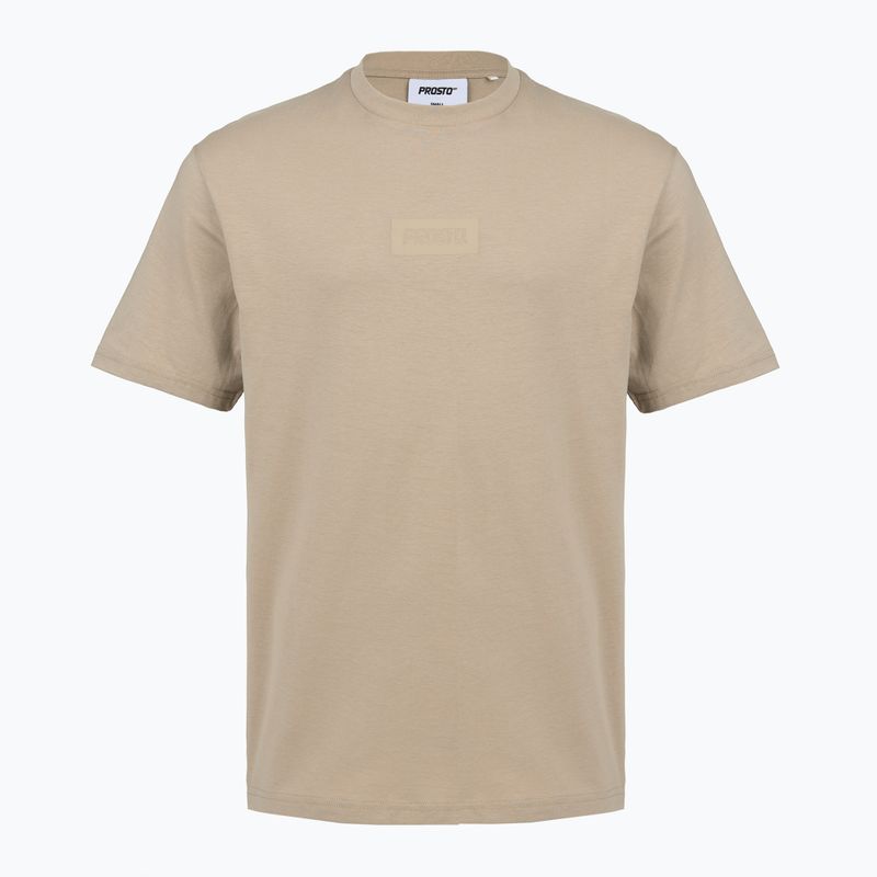 Tricou bărbați PROSTO Box Logo bej