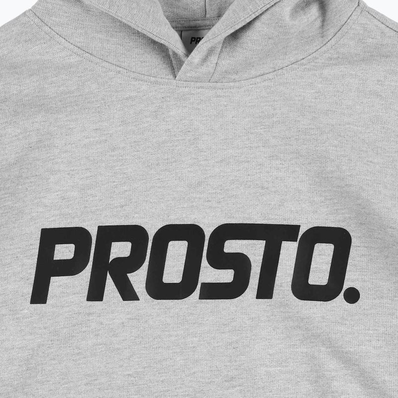 Hanorac bărbați PROSTO Biolog Hoodie gri 3
