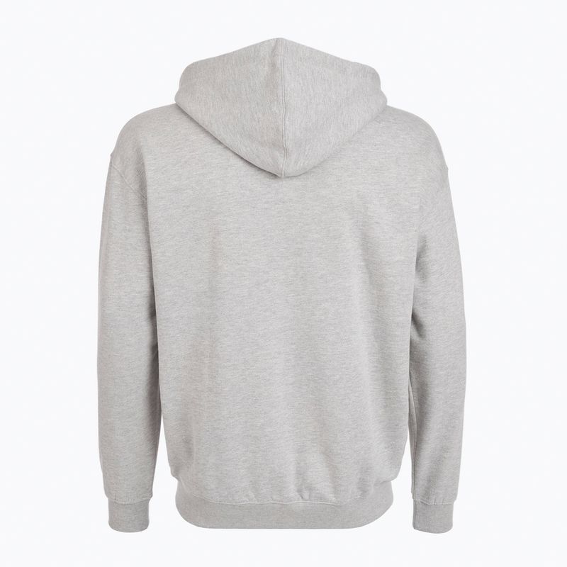 Hanorac pentru bărbați PROSTO Hoodie Logo Zip gray 2