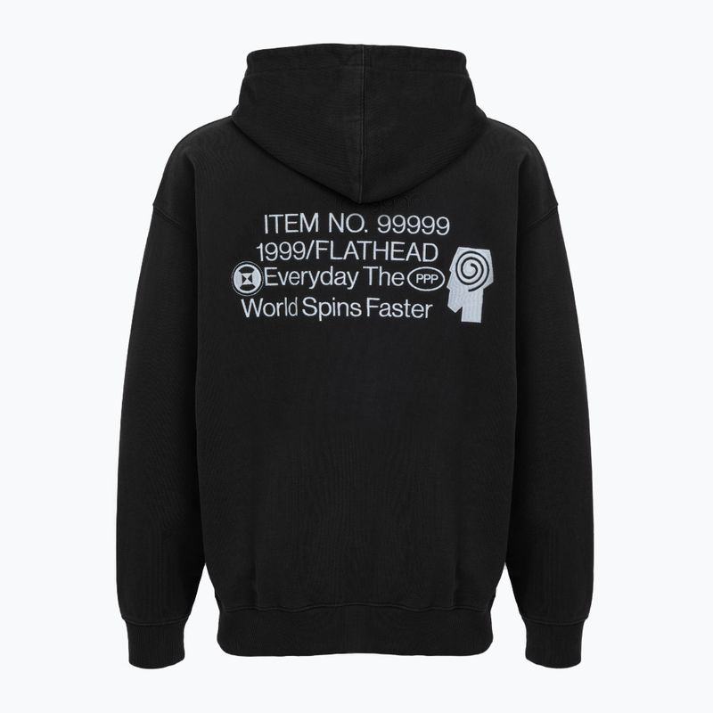 Hanorac bărbați PROSTO Flathead Hoodie negru 2