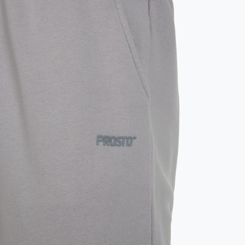 Pantaloni pentru bărbați PROSTO Big Logo washed gray 5