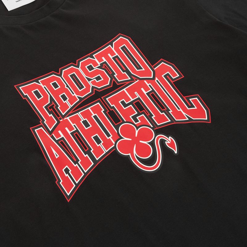 Tricou bărbați PROSTO Chicago negru 4