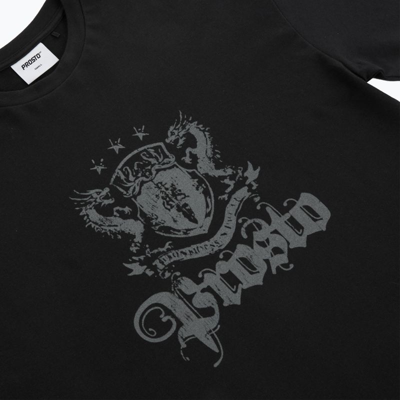 Longsleeve bărbați PROSTO Crest negru 3