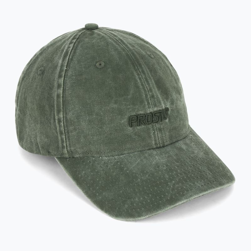 Șapcă cu cozoroc PROSTO Infinity washed green