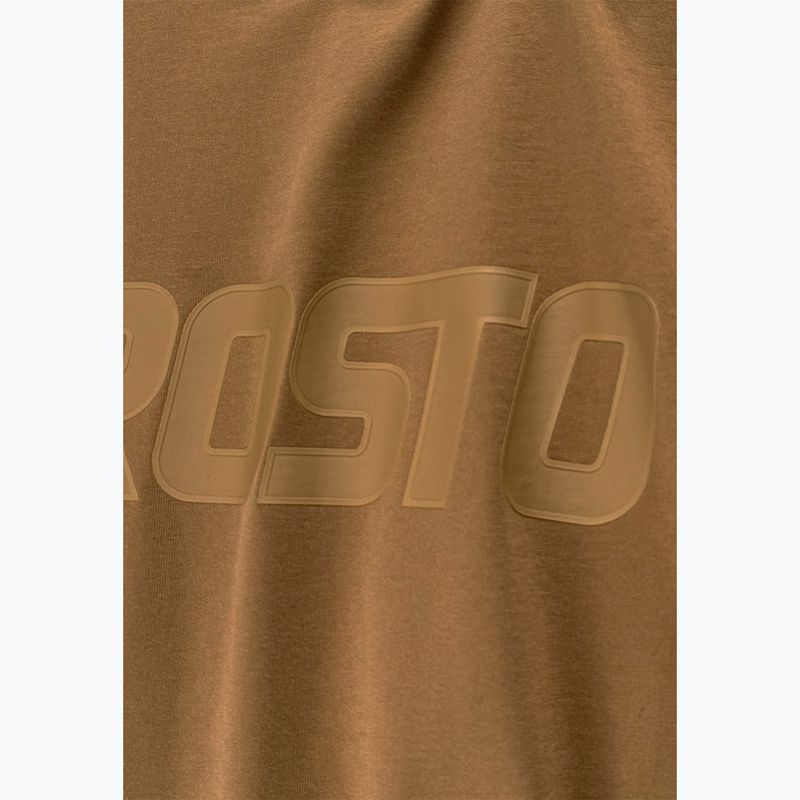 Tricou pentru bărbați PROSTO Big Logo cinnamon beige 3