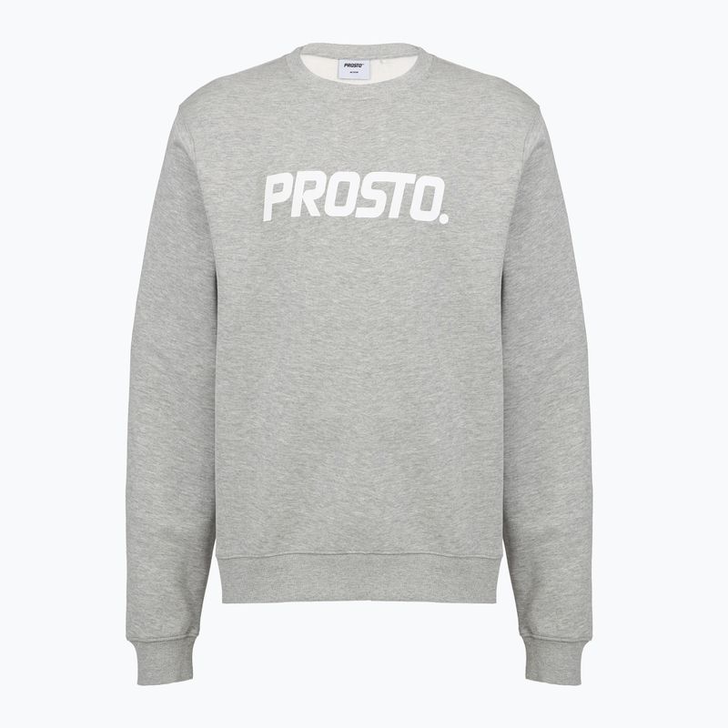 Bluză pentru bărbați PROSTO Old Logo Crewneck gray