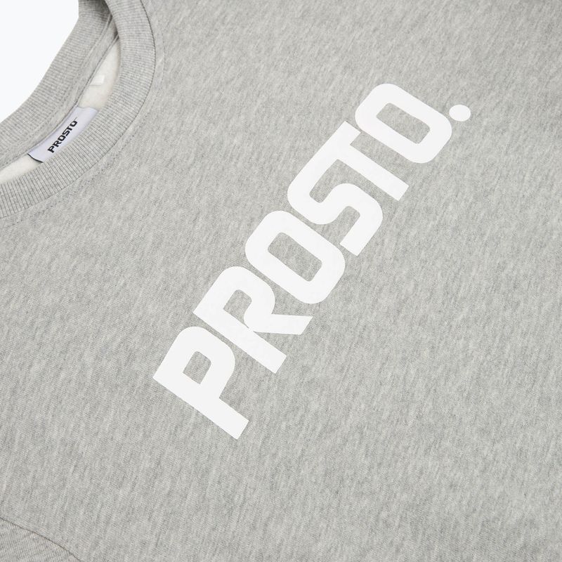 Bluză pentru bărbați PROSTO Old Logo Crewneck gray 3