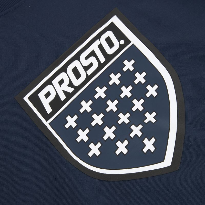 Bluză pentru bărbați PROSTO Big Shield Crewneck navy 3