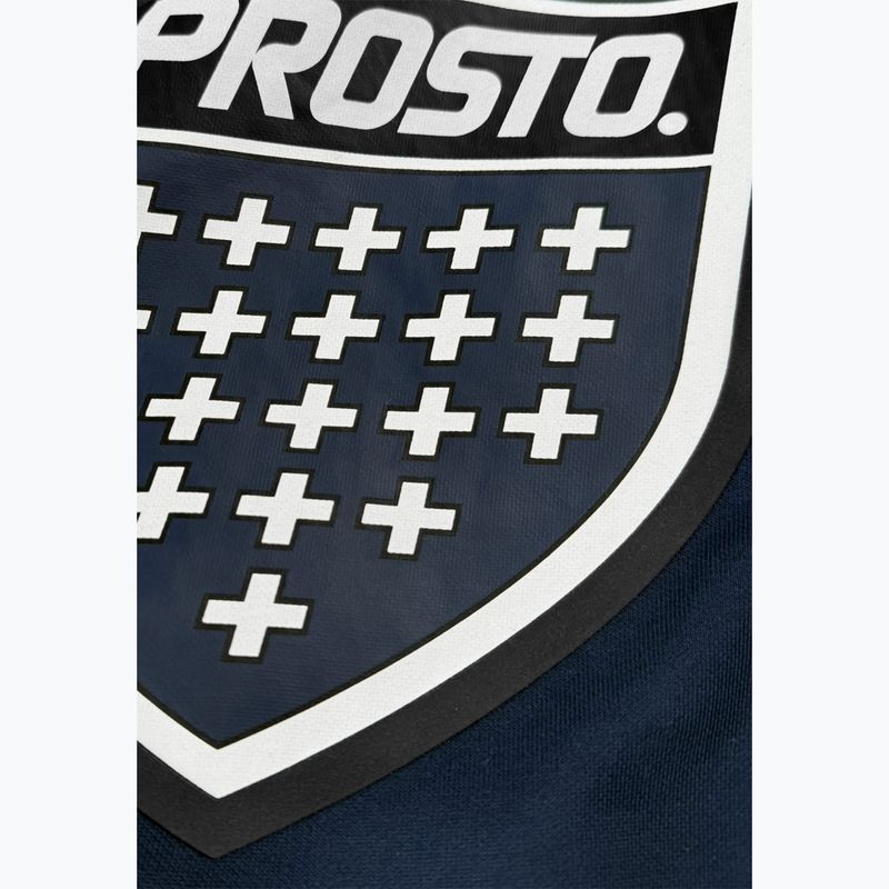 Bluză pentru bărbați PROSTO Big Shield Crewneck navy 3