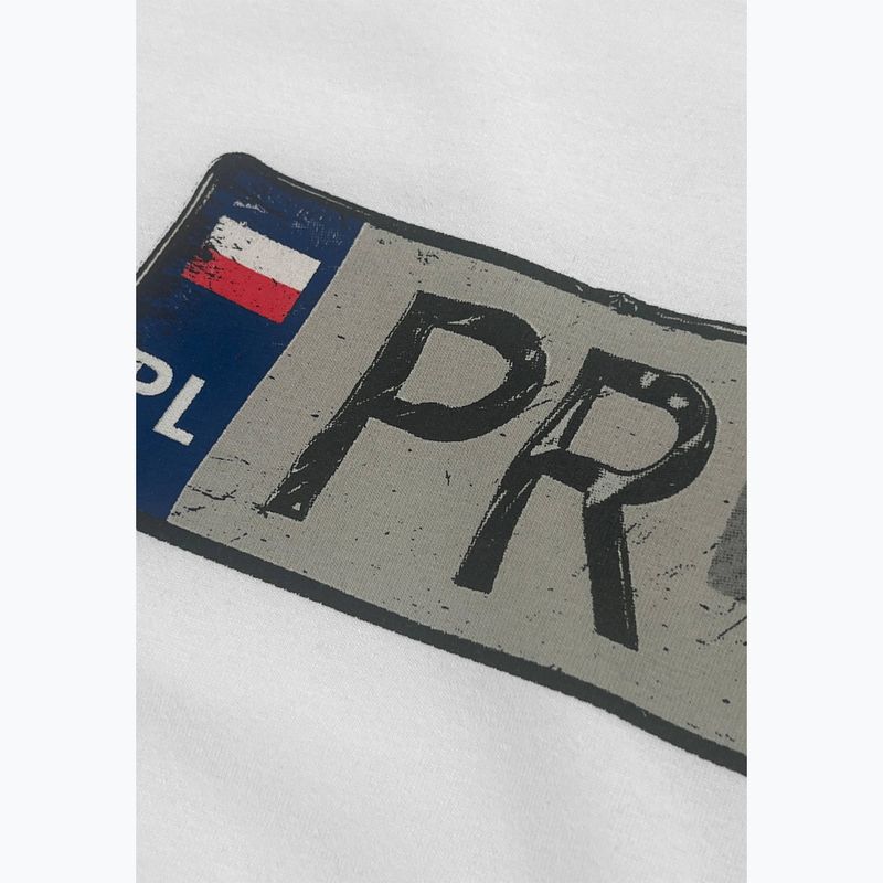 Tricou pentru bărbați PROSTO Plates white 3