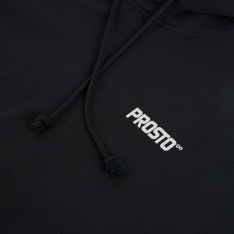 Bluză pentru bărbați PROSTO Wear The Street Hoodie black 3