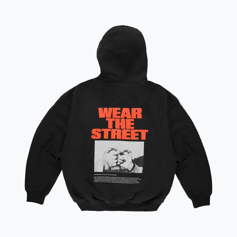 Bluză pentru bărbați PROSTO Wear The Street Hoodie black 2