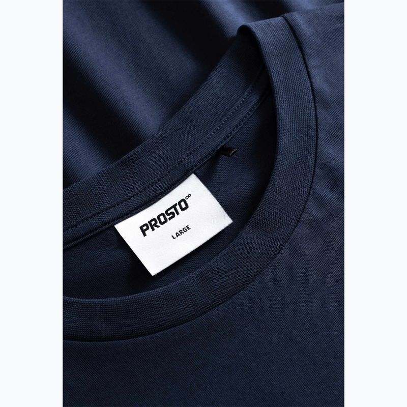 Tricou pentru bărbați PROSTO Big Log navy blue 4