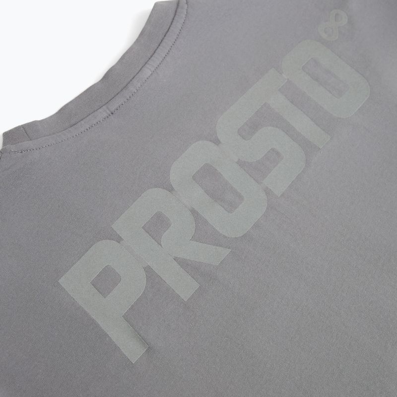 Tricou pentru bărbați PROSTO Big Log Infinity gray 4