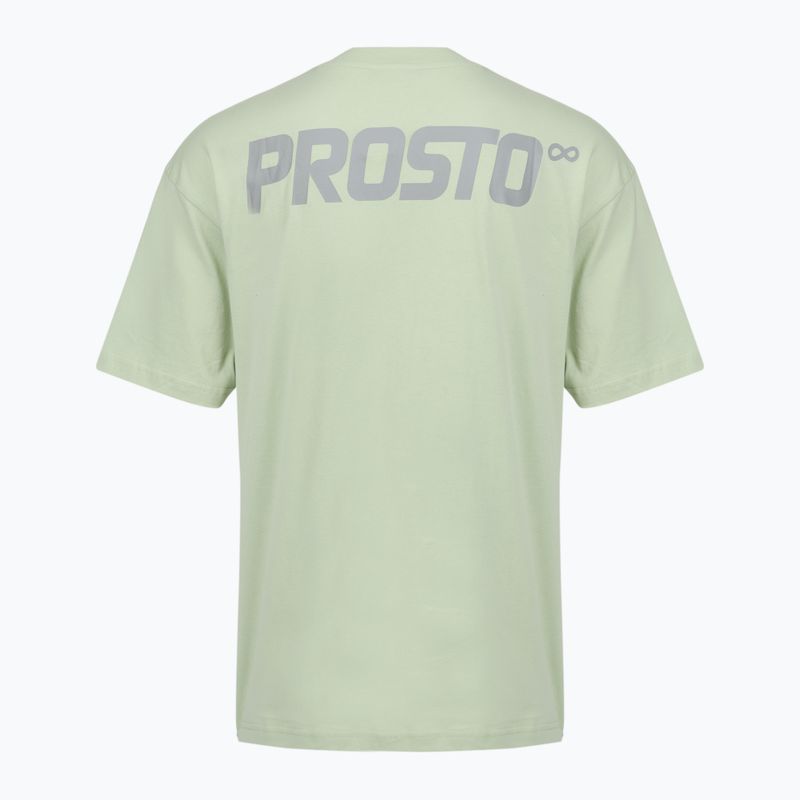 Tricou pentru bărbați PROSTO Big Log Infinity mint green 2