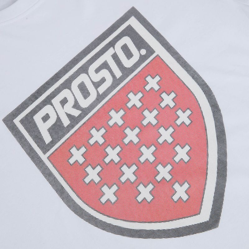 Tricou pentru bărbați PROSTO Infine white 3