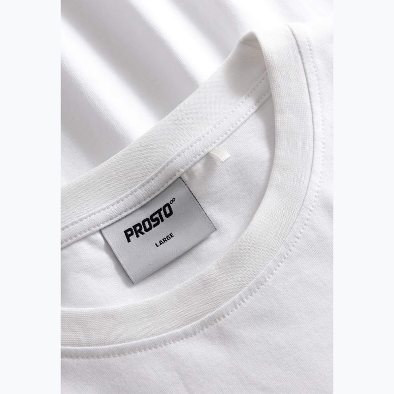 Tricou pentru bărbați PROSTO Infine white 4