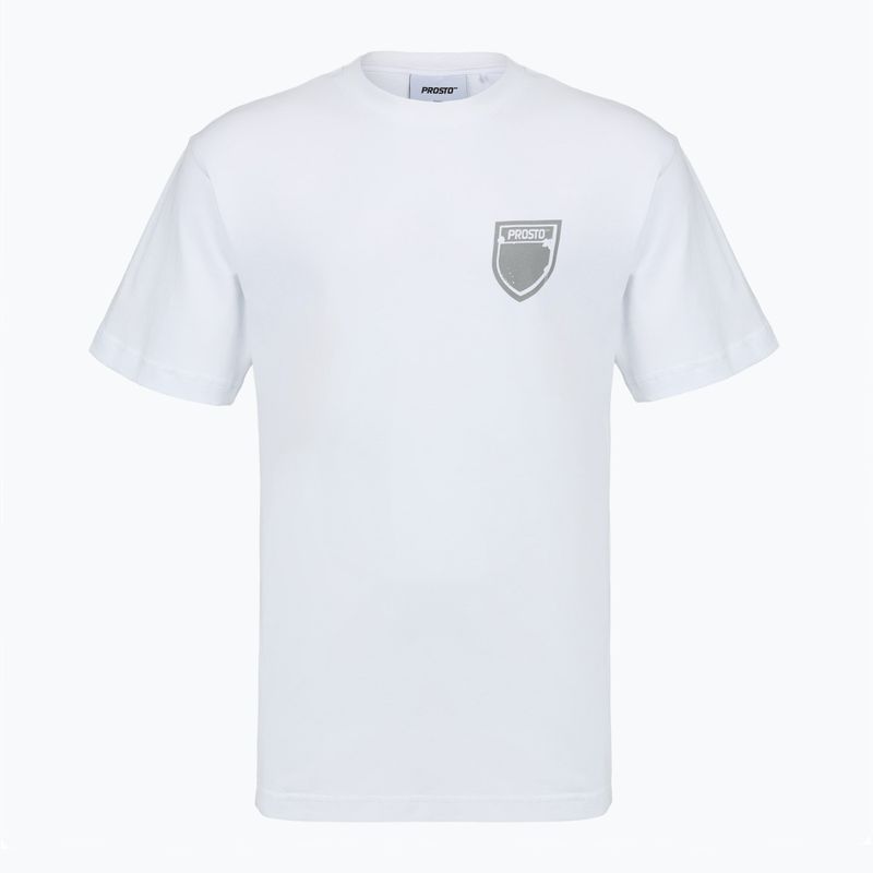 Tricou pentru bărbați PROSTO Splash Shield white
