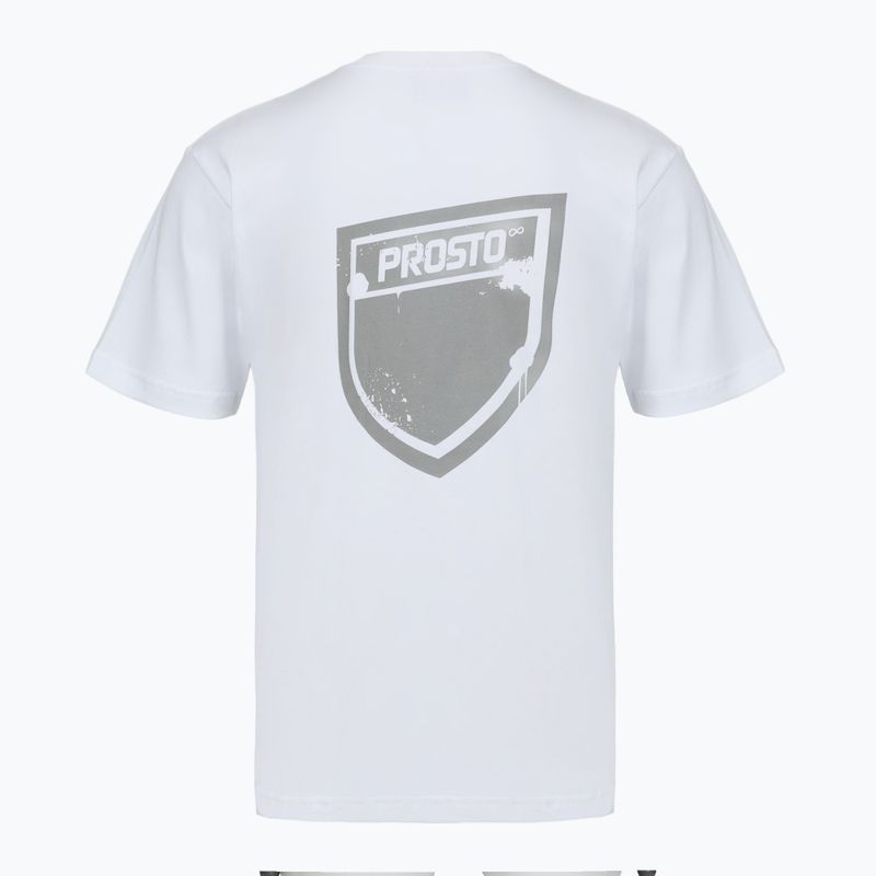 Tricou pentru bărbați PROSTO Splash Shield white 2