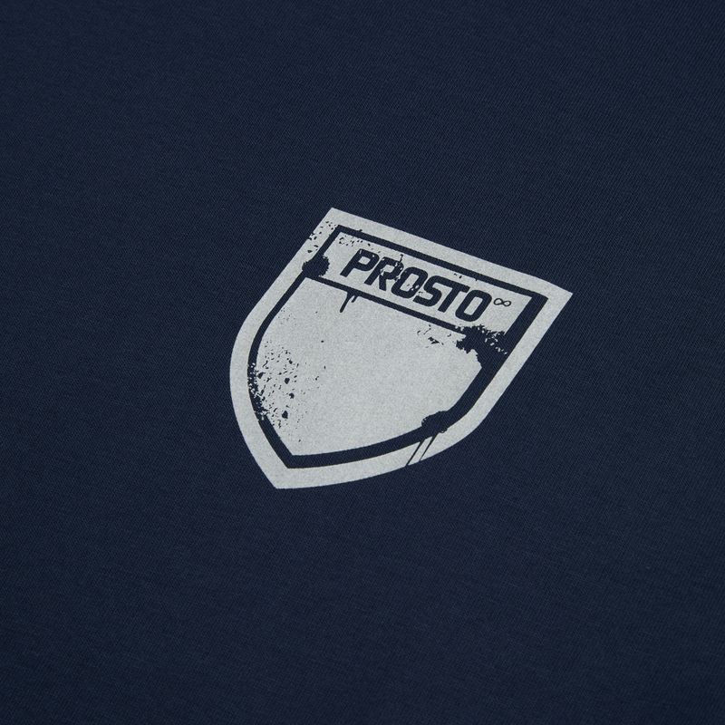 Tricou pentru bărbați PROSTO Splash Shield navy blue 3