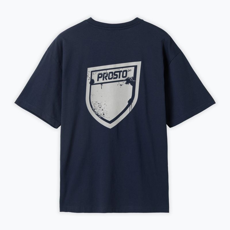 Tricou pentru bărbați PROSTO Splash Shield navy blue 2