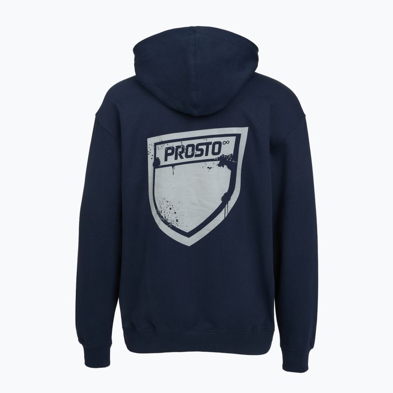 Bluză pentru bărbați PROSTO Hoodie Splash Shield navy blue 2