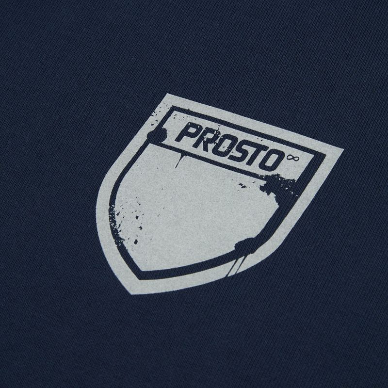 Bluză pentru bărbați PROSTO Hoodie Splash Shield navy blue 3