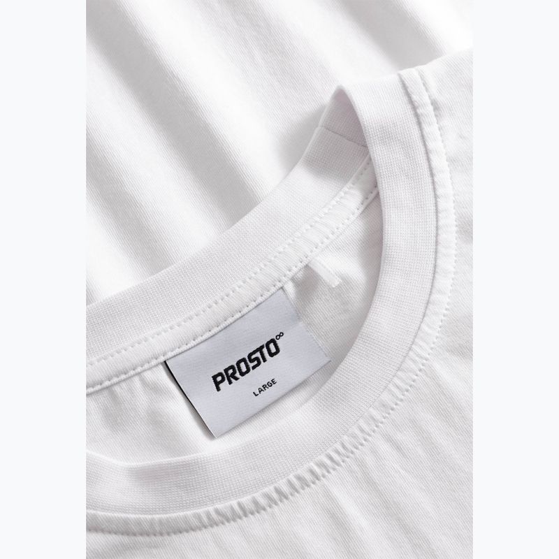 Tricou pentru bărbați PROSTO Mono ST white 4