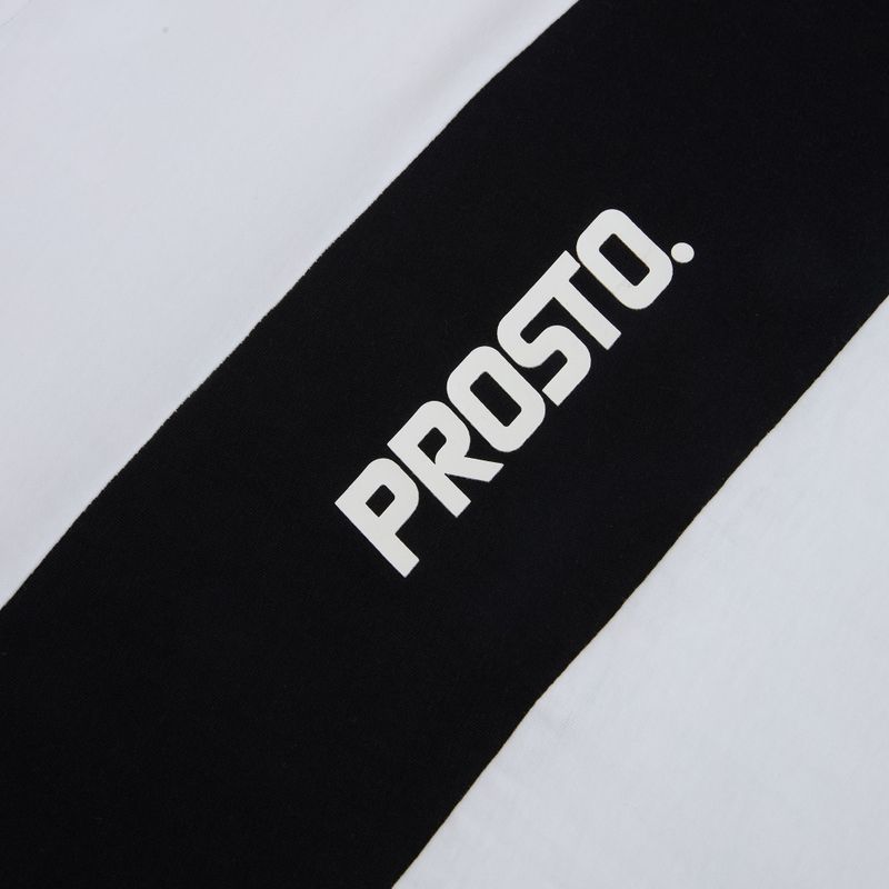 Tricou pentru bărbați PROSTO Root white/black 4