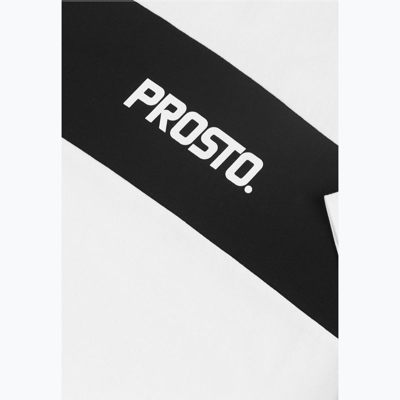 Tricou pentru bărbați PROSTO Root white/black 3