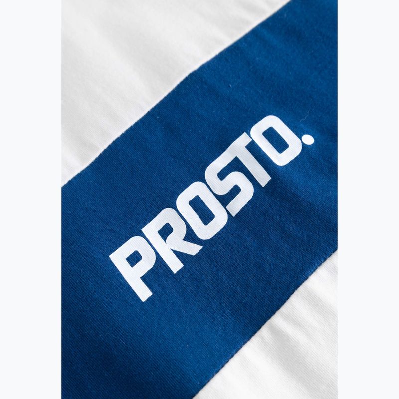 Tricou pentru bărbați PROSTO Root white/navy blue 2