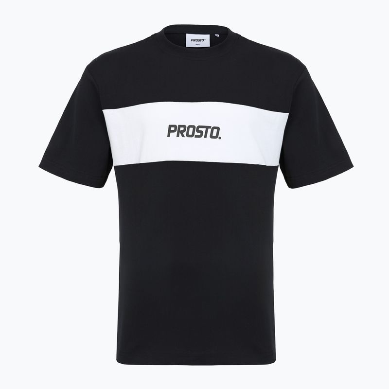 Tricou pentru bărbați PROSTO Root black/white