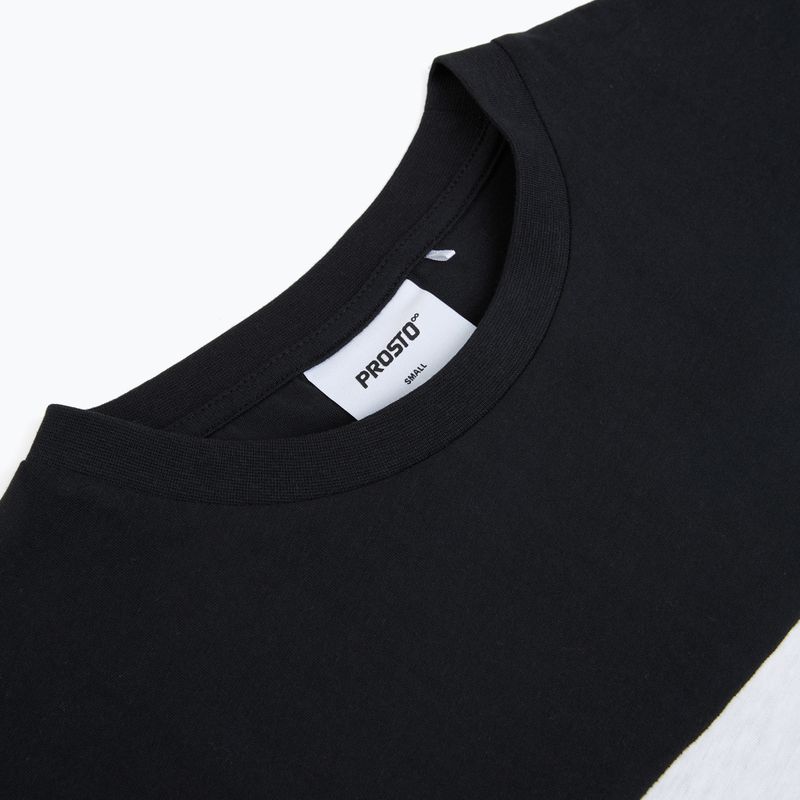 Tricou pentru bărbați PROSTO Root black/white 3