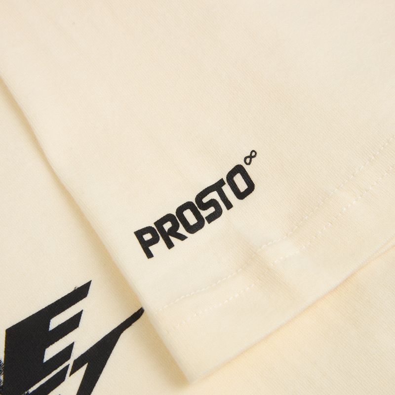 Tricou pentru bărbați PROSTO Bark off white 4